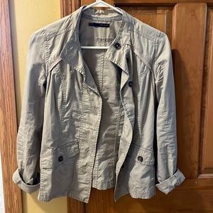 Fall tan jacket from Maurice’s